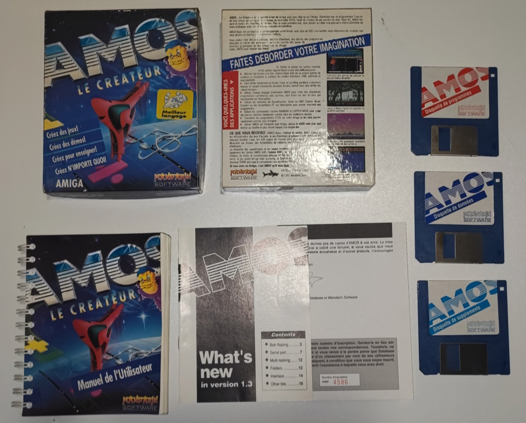 [VDS] Logiciels Amiga (Amos, Amos Pro, Compiler, Blitz Basic) - Lot possible Am0210