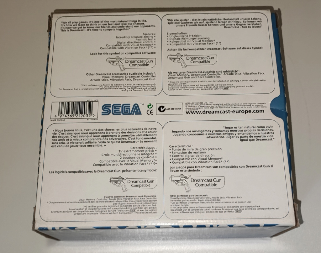 [VENDU] Accessoires Dreamcast : Manettes Dreamcast Controller PAL - Neuf Dcg0410