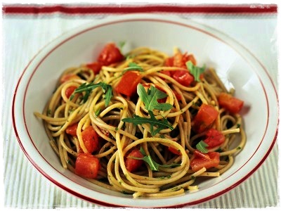 Spaghetti integrali alla rucola Aa107210