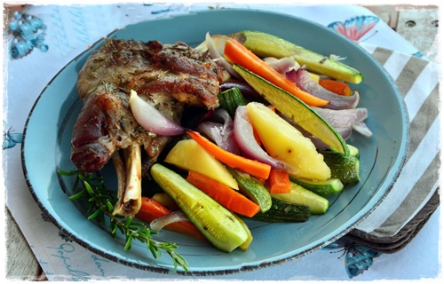 Agnello al forno con verdure Agnell17