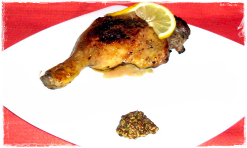 Coscia di pollo con senape e limone Cattur63