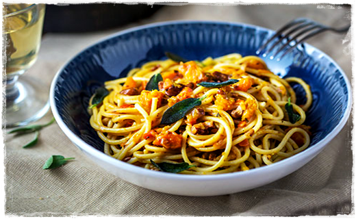 Spaghetti al ragù di zucca Imma1162