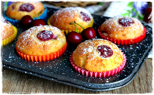 Muffin alla ciliegia Immag478