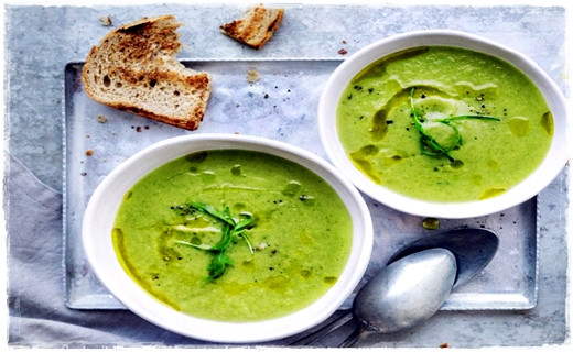 ZUPPA DI SEDANO E RUCOLA CON OLIO AL LIMONE Immag763