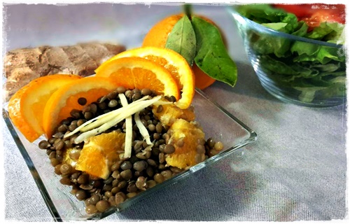  Insalata di lenticchie e arance Insala54