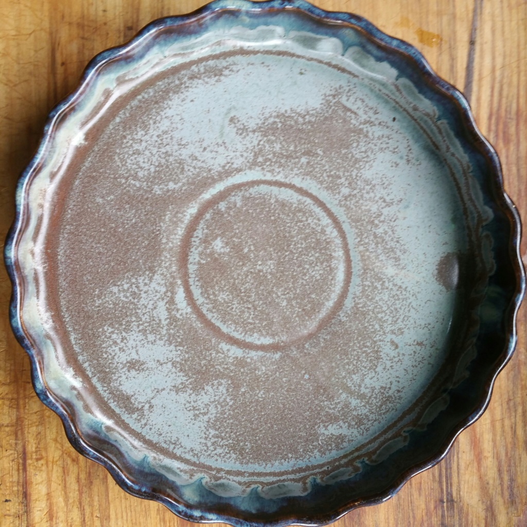 Clay craft flan dish 20180919