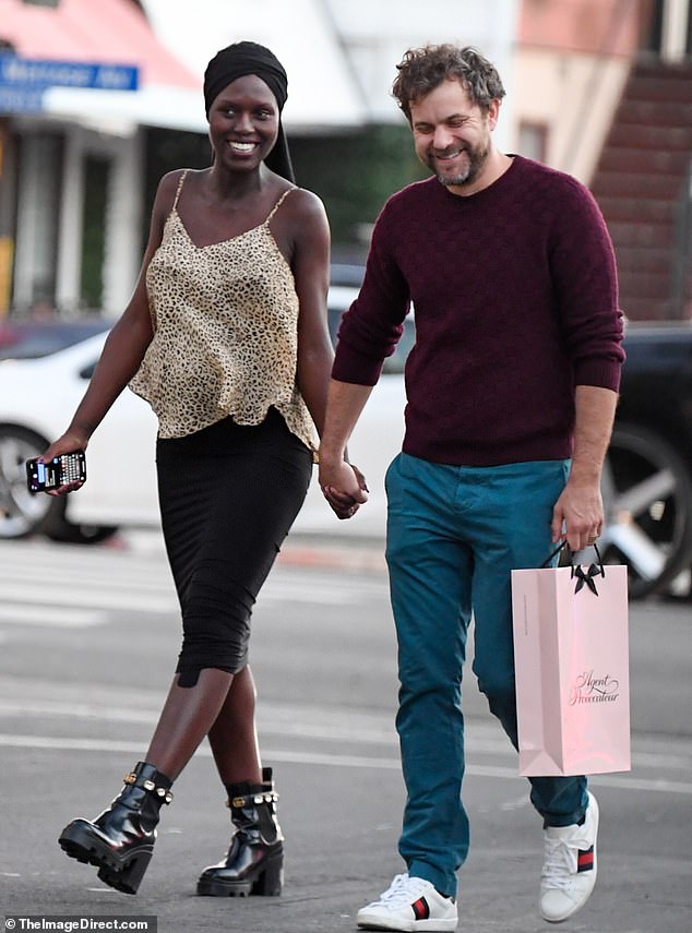 Joshua Jackson and wife Jodie Turner-Smith go for walk 24857410