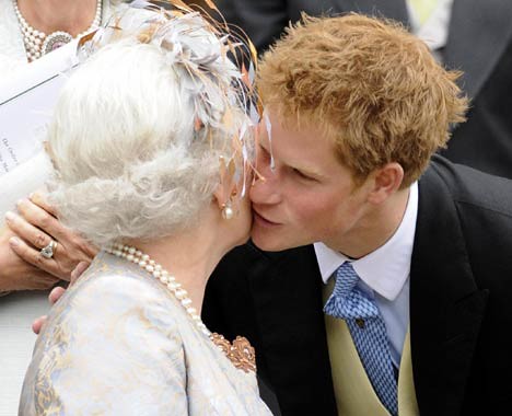 Prince Harry And His Grand Mother Sweet PDA Moments Downlo26