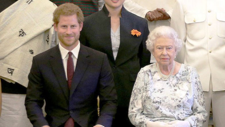 Prince Harry And His Grand Mother Sweet PDA Moments Downlo36