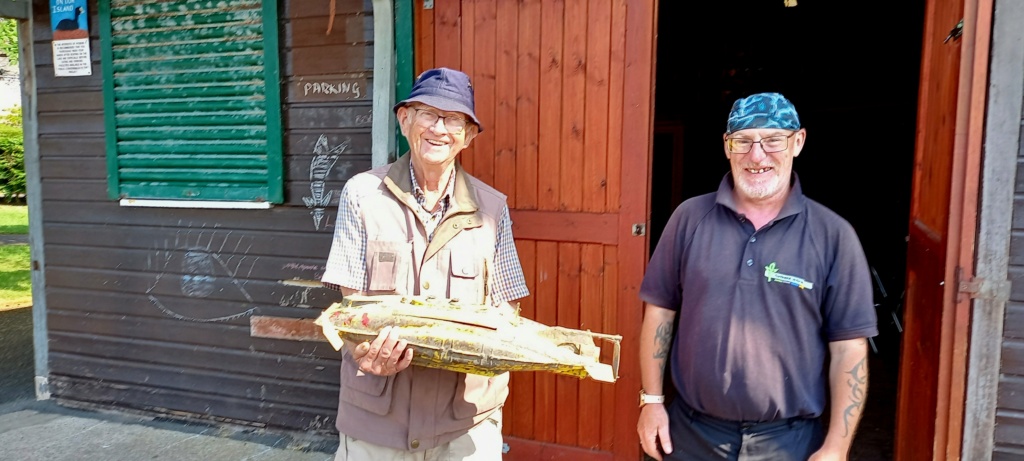 Deep Dive sub recovered after 18 months at the bottom of the Barrow Park lake. 20230615