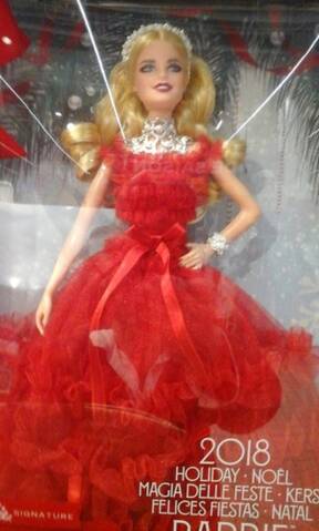 barbie noel brune 2018