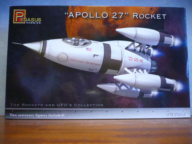 Apollo 27 rocket, Pegasus hobbies, 1/72e P1150872