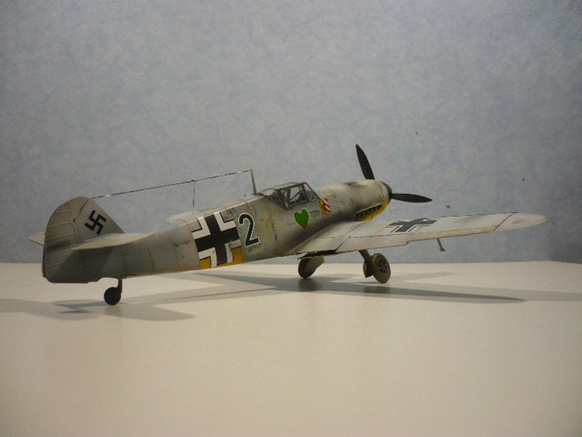 Mersseschmitt BF-109 F4 ICM 48e P1170075