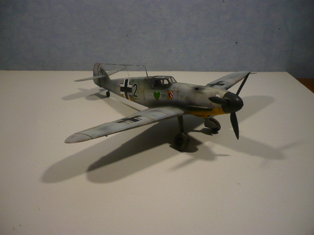 Mersseschmitt BF-109 F4 ICM 48e P1170085