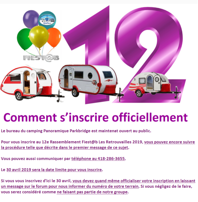 RASSEMBLEMENT FIEST@B 2019 - Comment s'inscrire officiellement - Page 2 Commen10