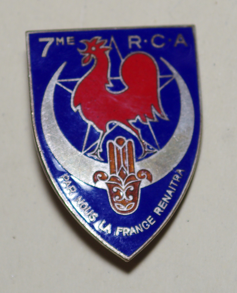 Insigne du 7ème RCA  7_rca10