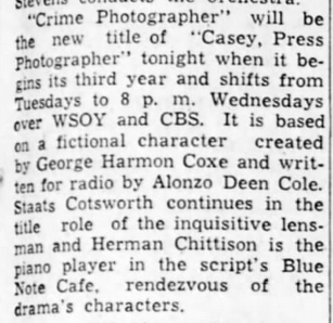 Casey, Crime Photographer 1945-051