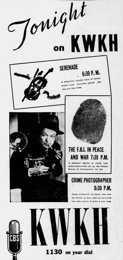 Casey, Crime Photographer 1947-053