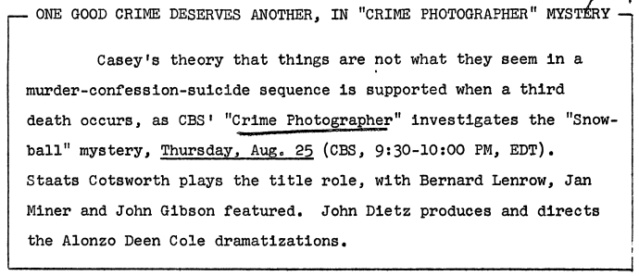 Casey, Crime Photographer - Page 6 1949-182