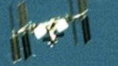 Photo de l'ISS prise depuis un satellite d'observation. Iss11