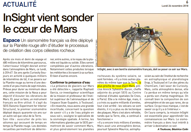 Spatial : les perles des médias Mars10