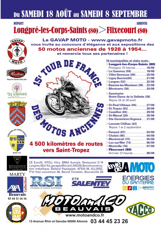 15e Tour de France des Motos anciennes Gavap-11