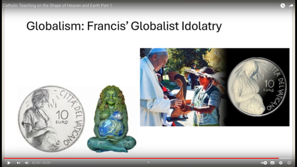 LA TERRE N'EST PAS UN GLOBE SELON L'ENSEIGNEMENT TRADITIONNEL CATHOLIQUE_PARTIE 1b_par Elaine Cooke Global11