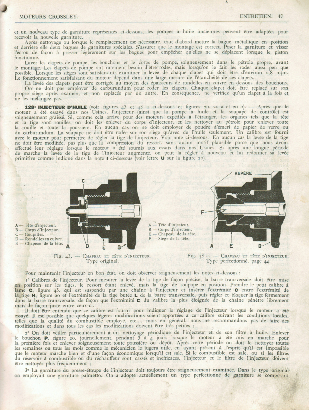 Moteur CROSSLEY O115 4710