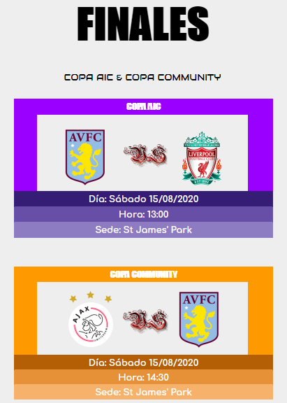 [AICv25] Horarios Finales de Copa AIC & Copa Community // AIC SuperCup // Pre-UEL IDA & VUELTA 15970333