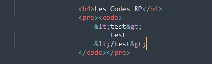 Intégrer un snippet de code dans une page HTML "Module" Captur10
