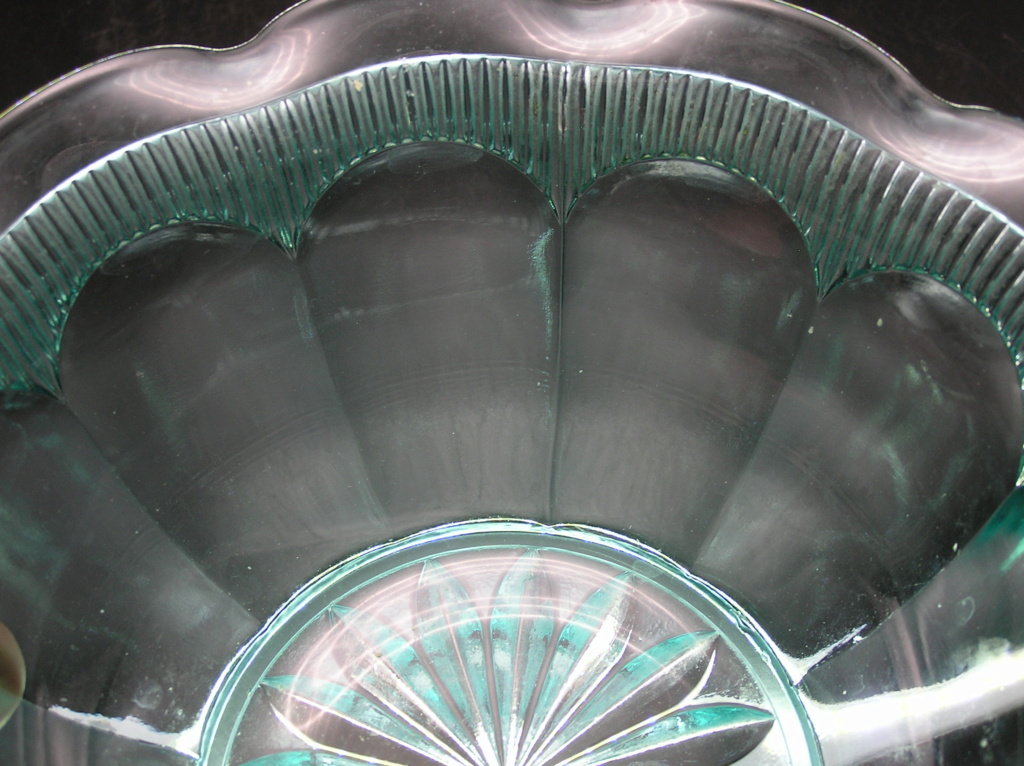 Teal Glass Bowl for ID Image312