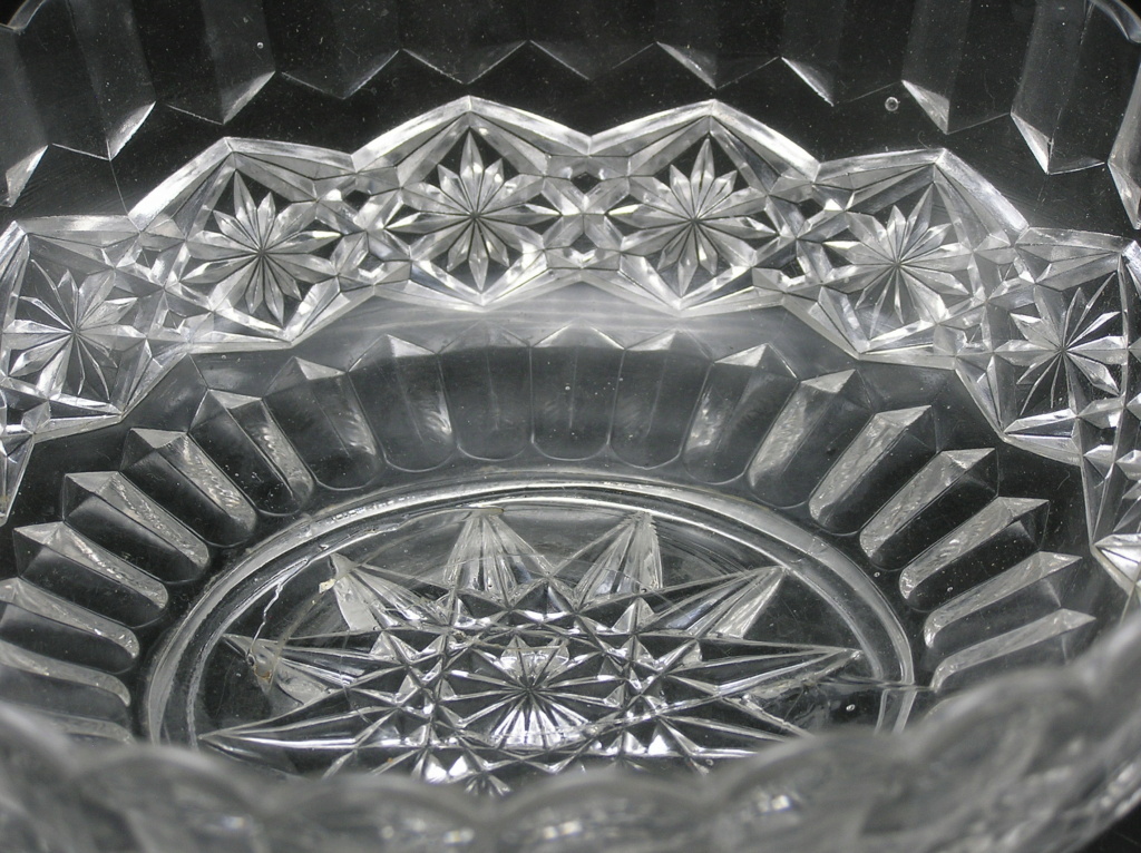 Pressed Clear Glass Bowl for ID Image318