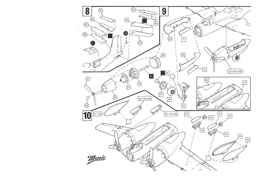 [AIRFIX] DOUGLAS A 26 B/C INVADER 1/72ème Réf 05011 Notice Airf2271