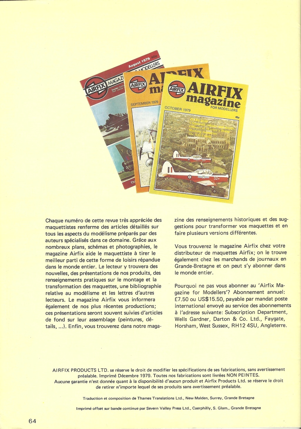 [AIRFIX 1980] Catalogue 1980 17ème édition  Airf3037