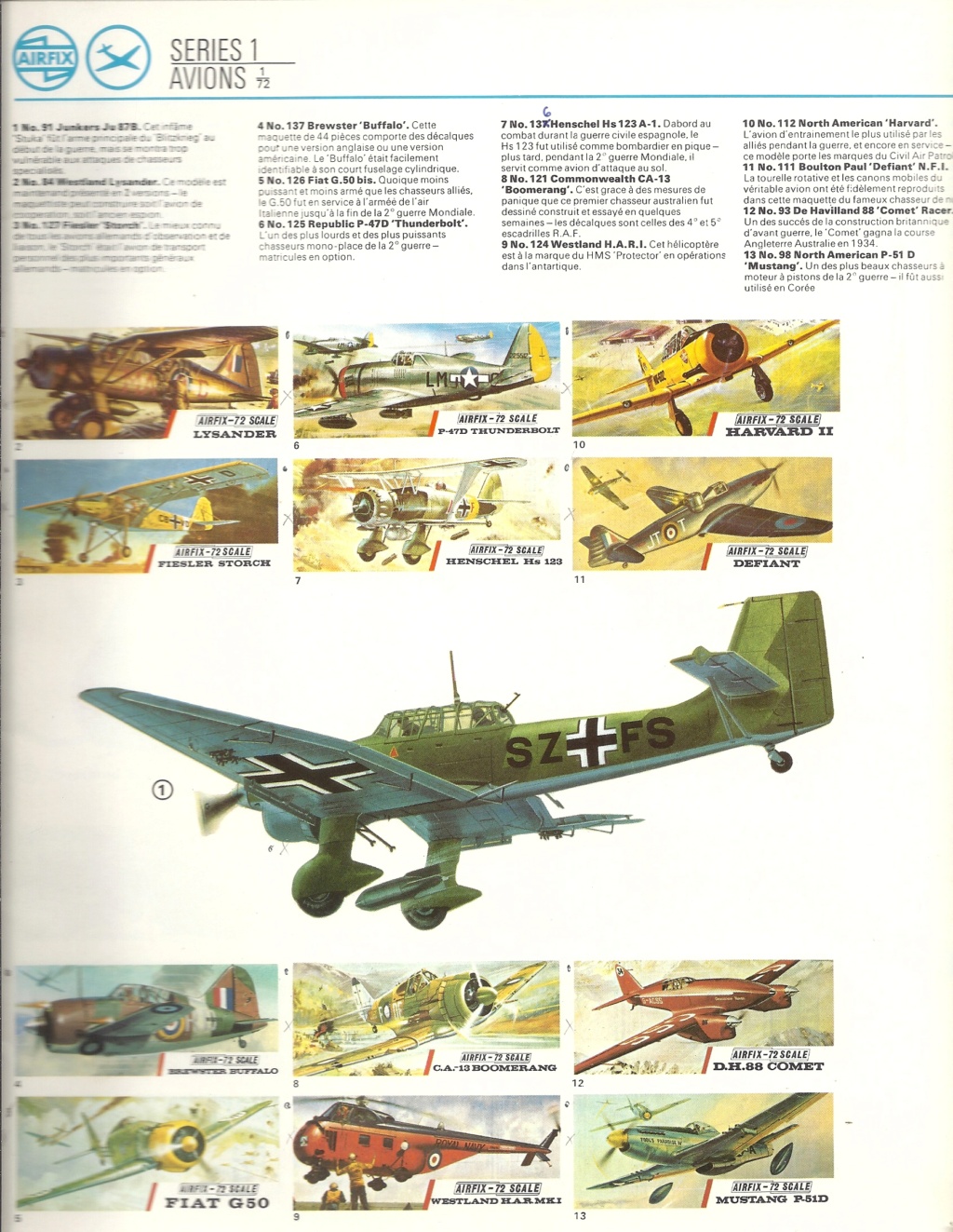 [AIRFIX 1972] Catalogue 1972 9ème Edition Airf3118