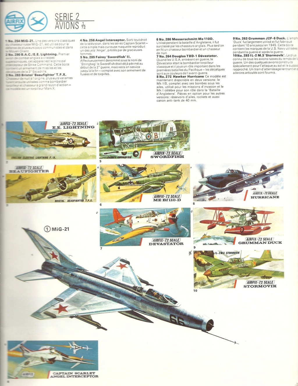 [AIRFIX 1972] Catalogue 1972 9ème Edition Airf3122