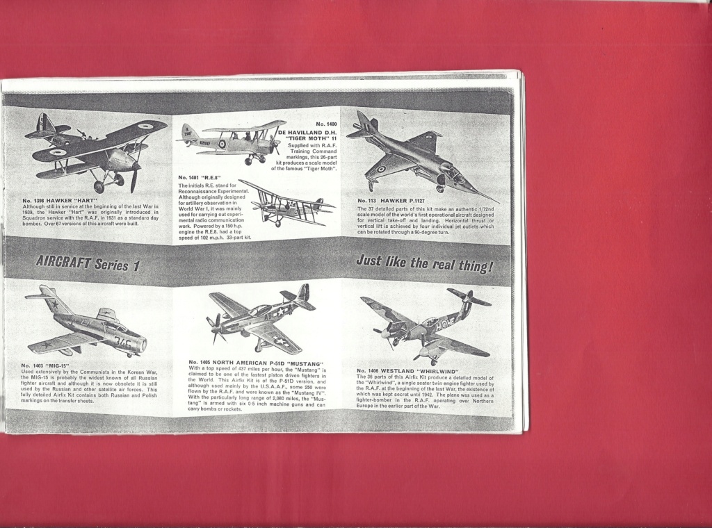 [AIRFIX 1963] Catalogue 1963 2ème Edition photocopie Airf3290