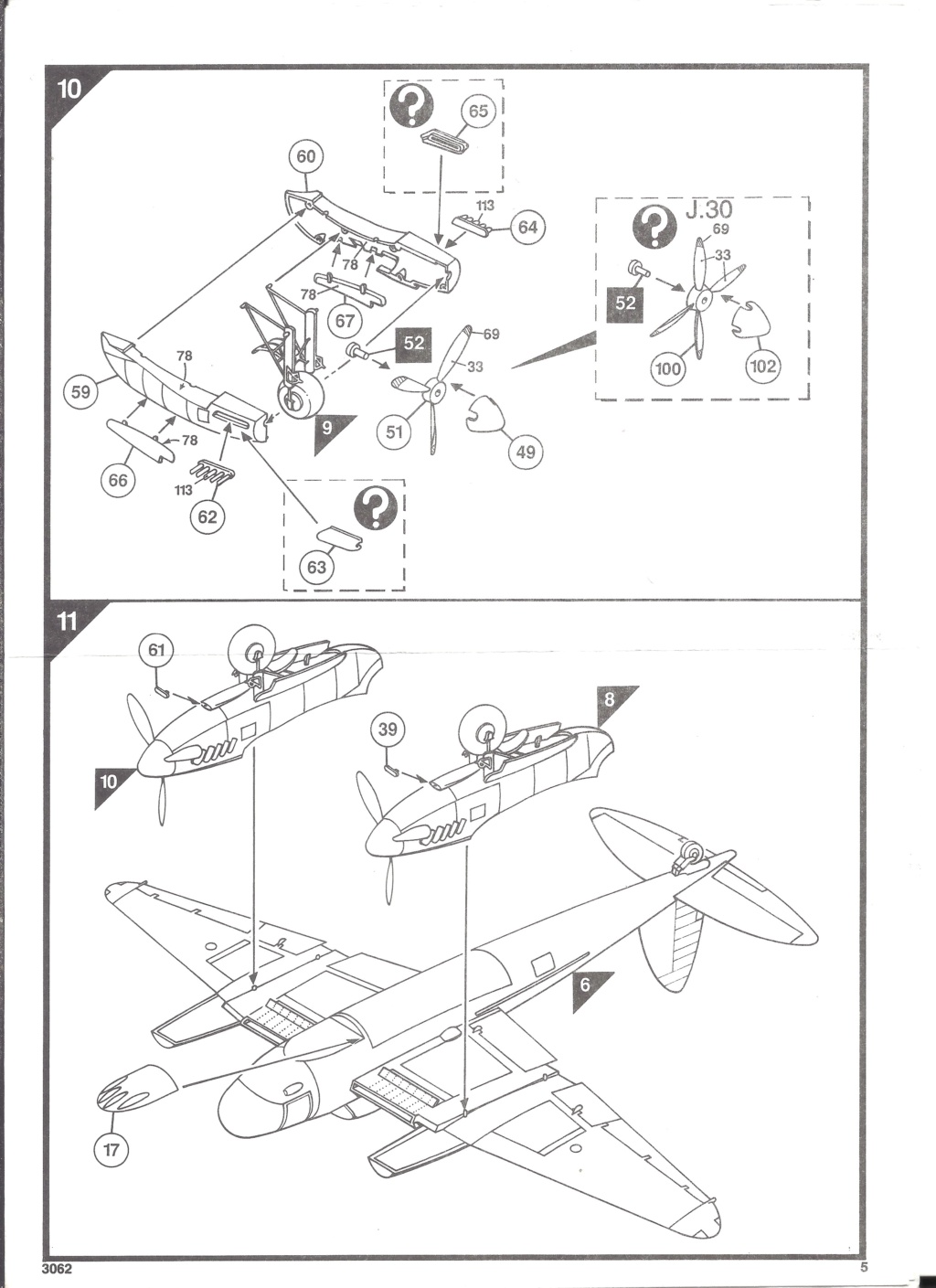 [AIRFIX] De HAVILLAND MOSQUITO NF Mk XIX / J30 1/72ème Réf 03062 Airfi245