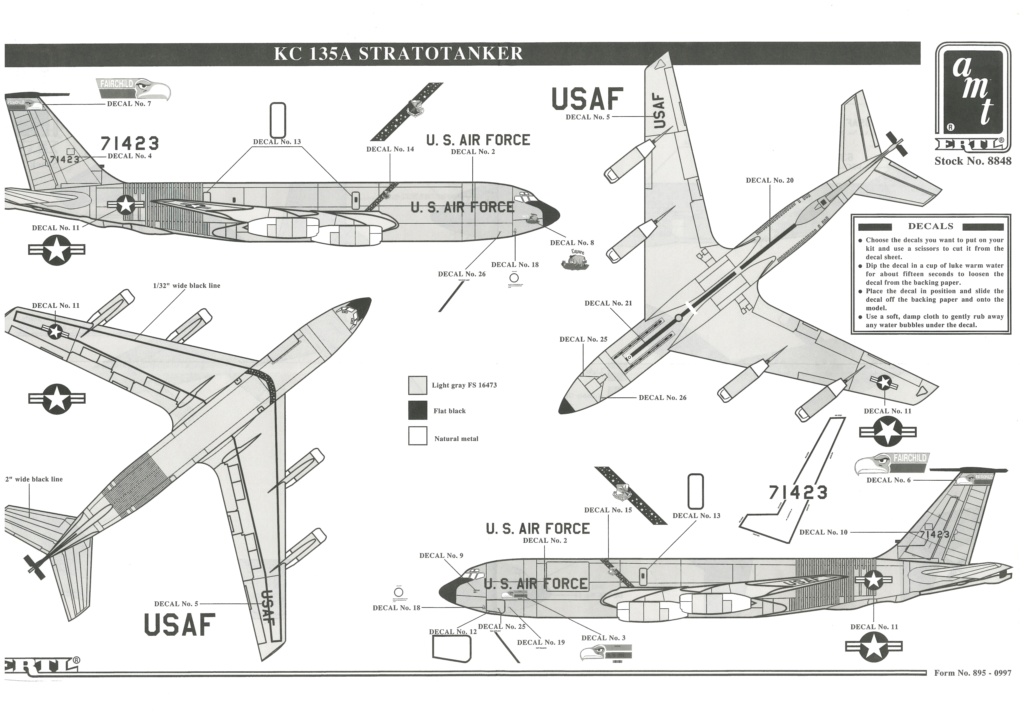 [AMT] BOEING KC 135 A STRATOTANKER 1/72ème Réf 8848 Amt_bo17