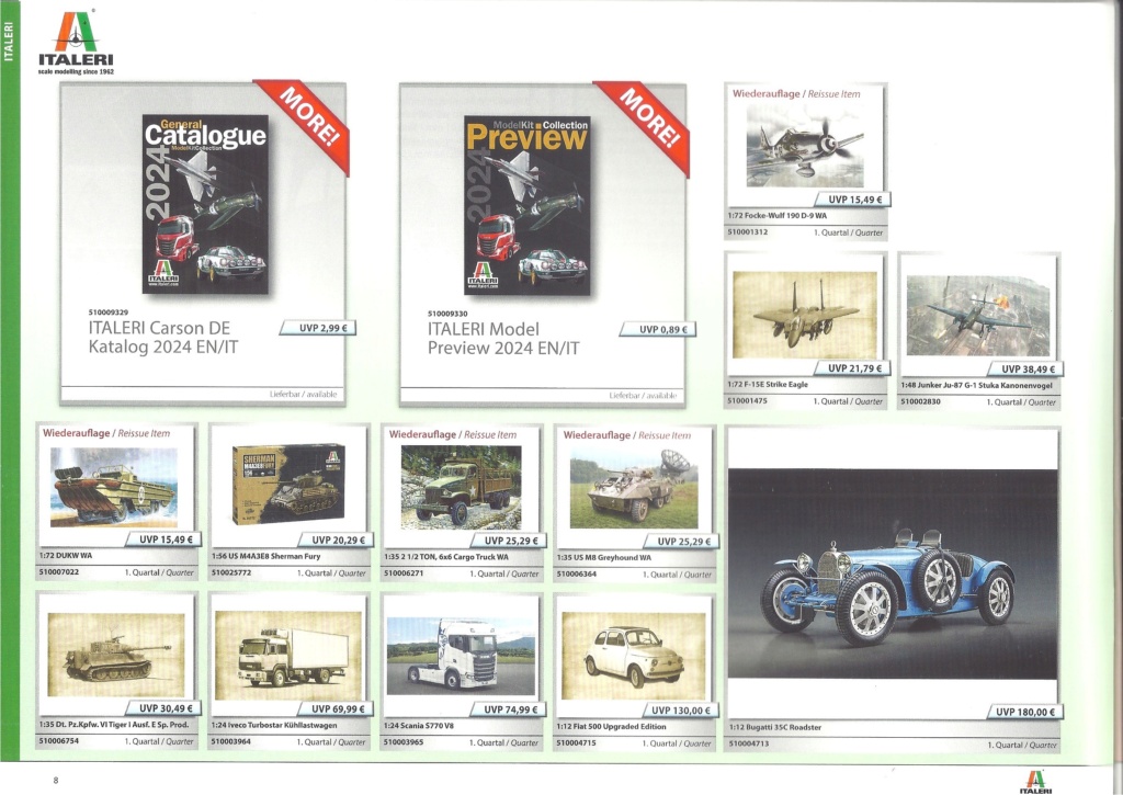 [CARSON 2024] Catalogue nouveautés importateur CARSON, TAMIYA, DRAGON, ITALERI, MINIART, IXO, SCALEXTRIC 2024 Carso217