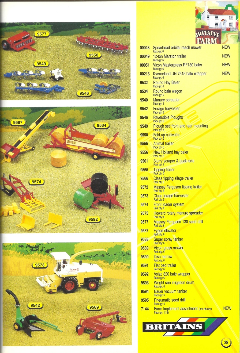 [ERTL 1999] Catalogue miniatures BRITAINS et ERTL édition limité n°00124  1999 Ertl_149