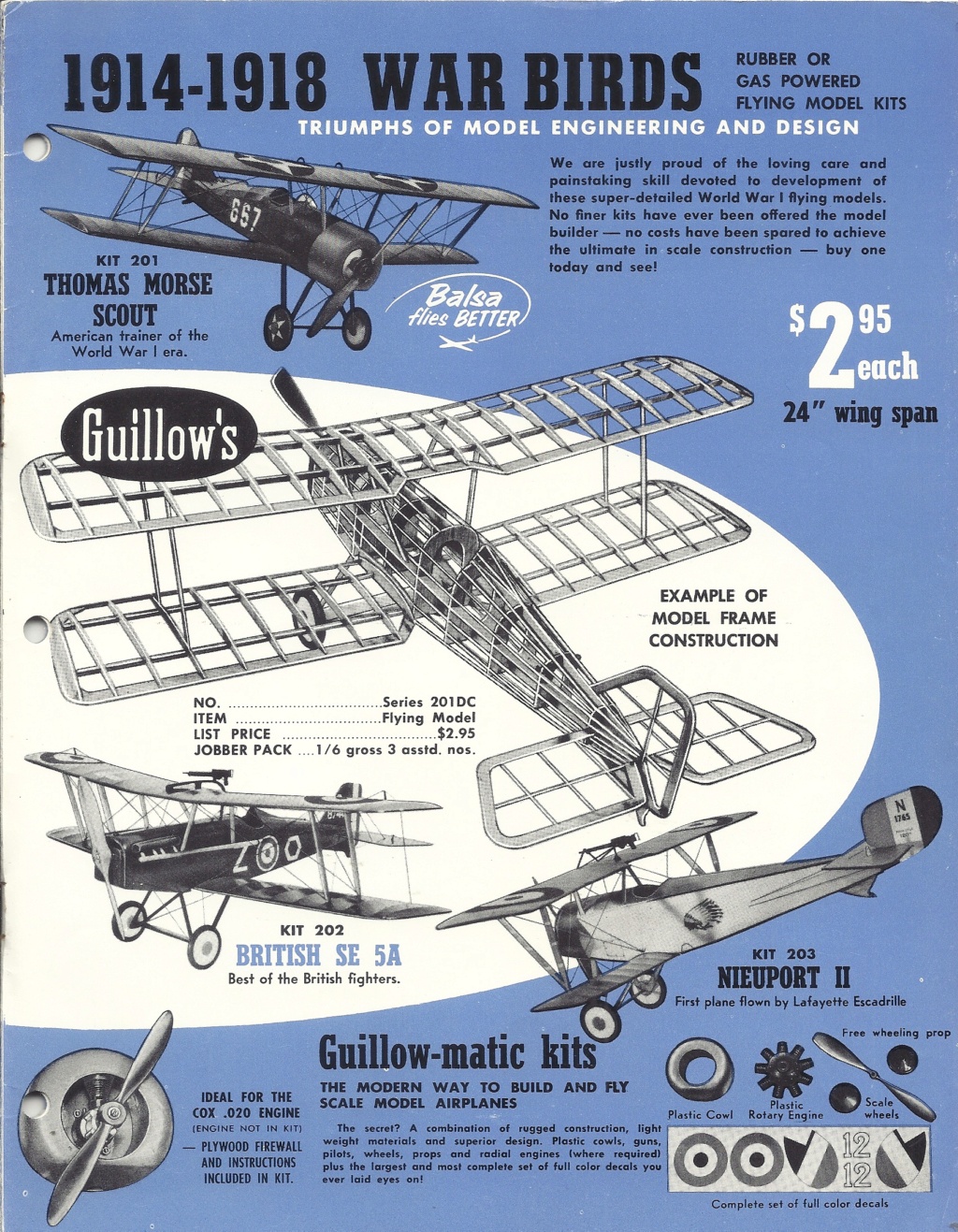 [GUILLOW'S 1960] Catalogue 1960  Guillo28