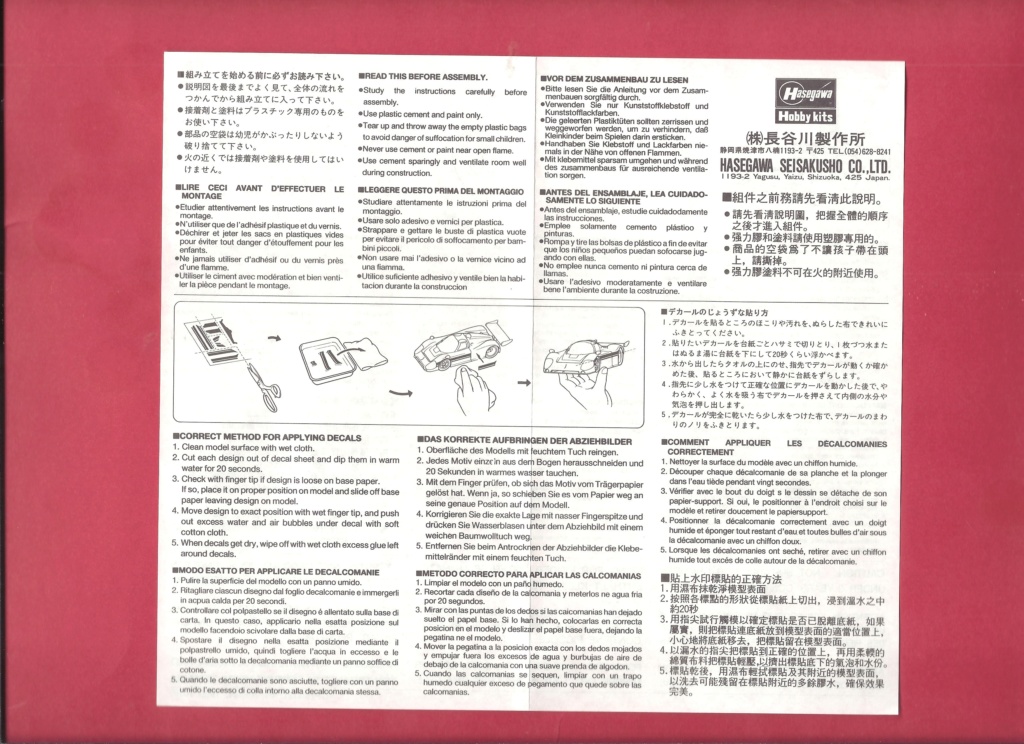 [HASEGAWA] MITSUBISHI AM6M5 ZERO type 52 1/72ème Ref AP22 Notice Hasega30