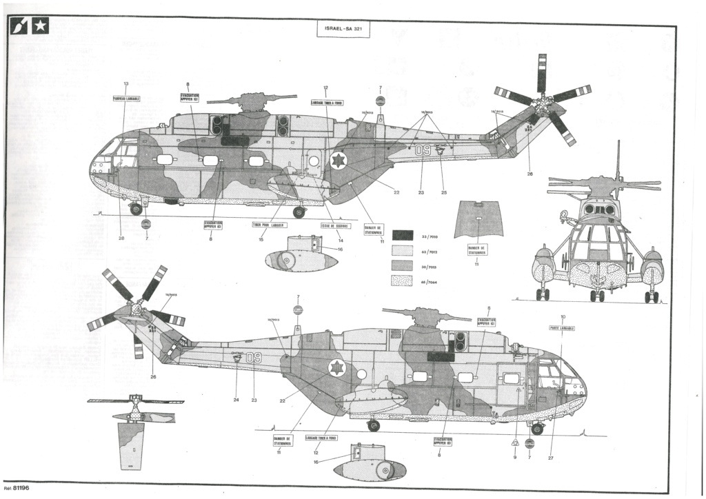 SUPER FRELON - SUD AVIATION SA 321 SUPER FRELON & EXOCET 1/35ème Réf 81196 Hell1736