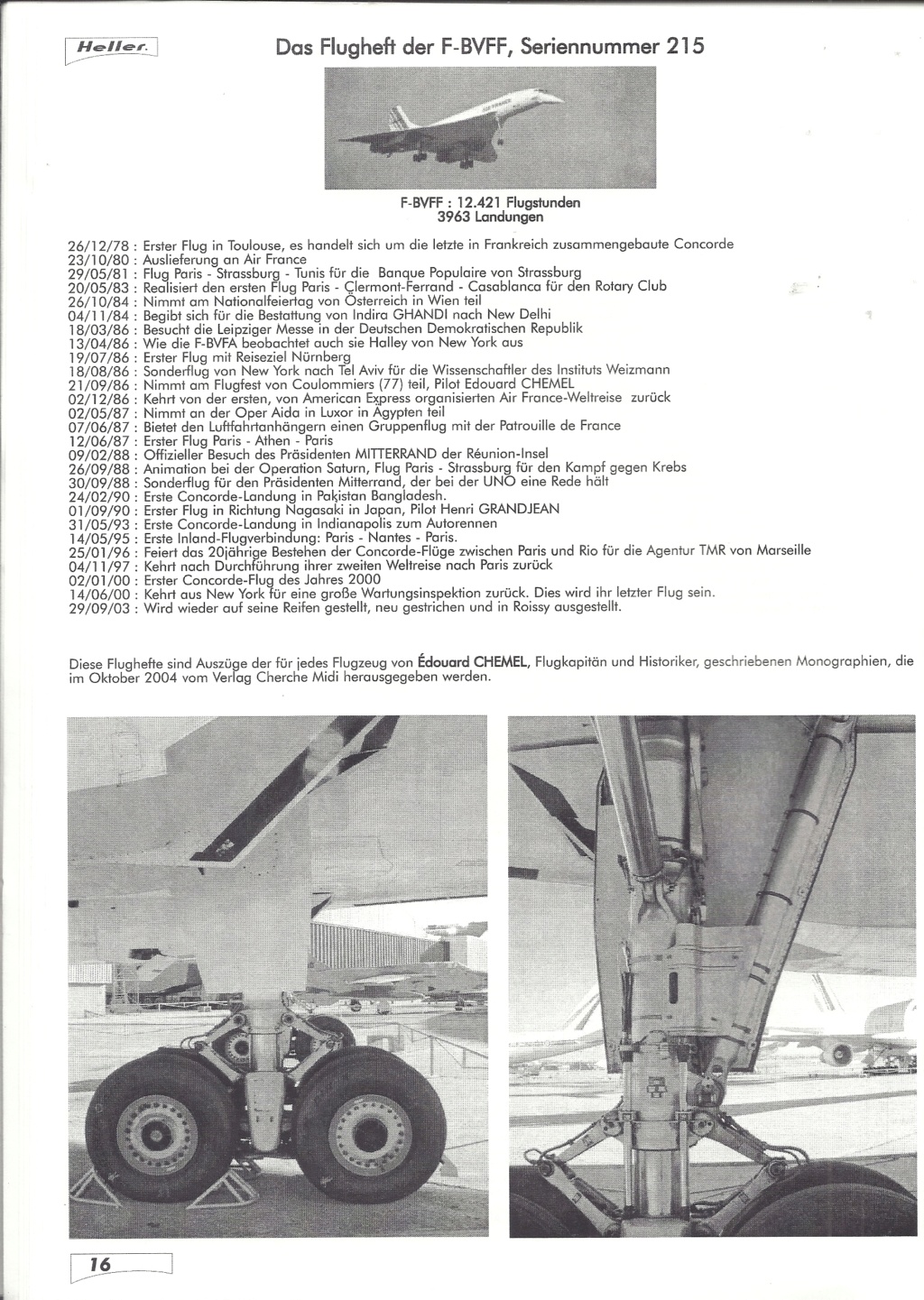 SUD AVIATION - BRITISH AIRCRAFT CORPORATION  CONCORDE 1/72ème Réf 52903 Notice Hell2266