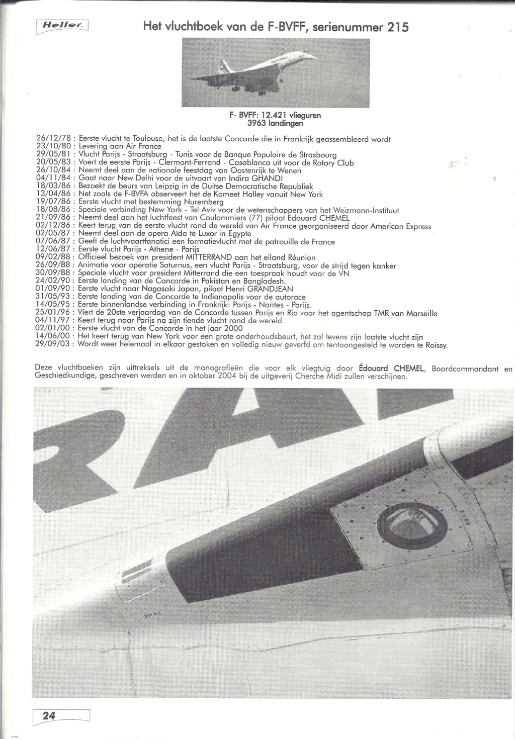SUD AVIATION - BRITISH AIRCRAFT CORPORATION  CONCORDE 1/72ème Réf 52903 Notice Hell2274