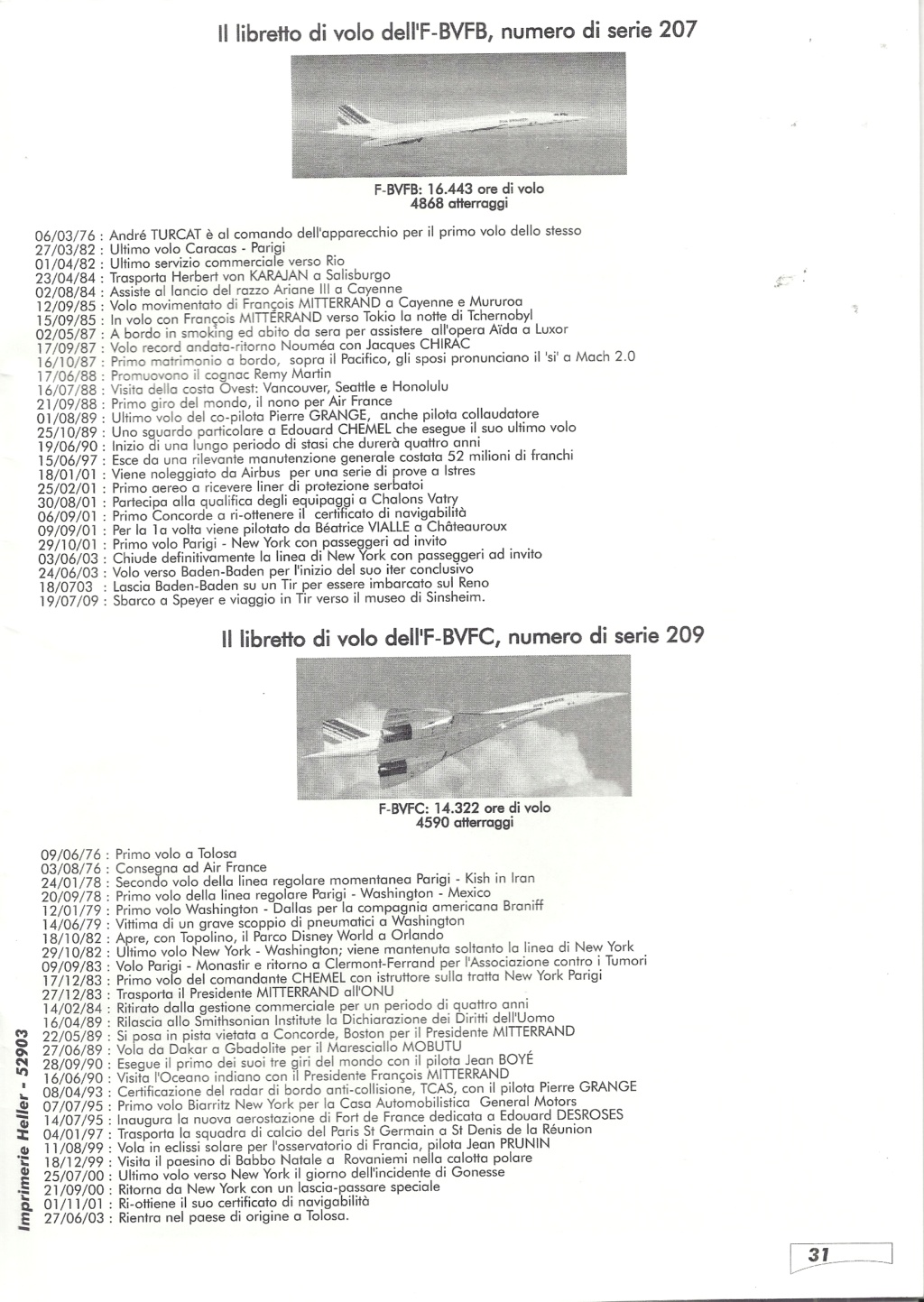 SUD AVIATION - BRITISH AIRCRAFT CORPORATION  CONCORDE 1/72ème Réf 52903 Notice Hell2283