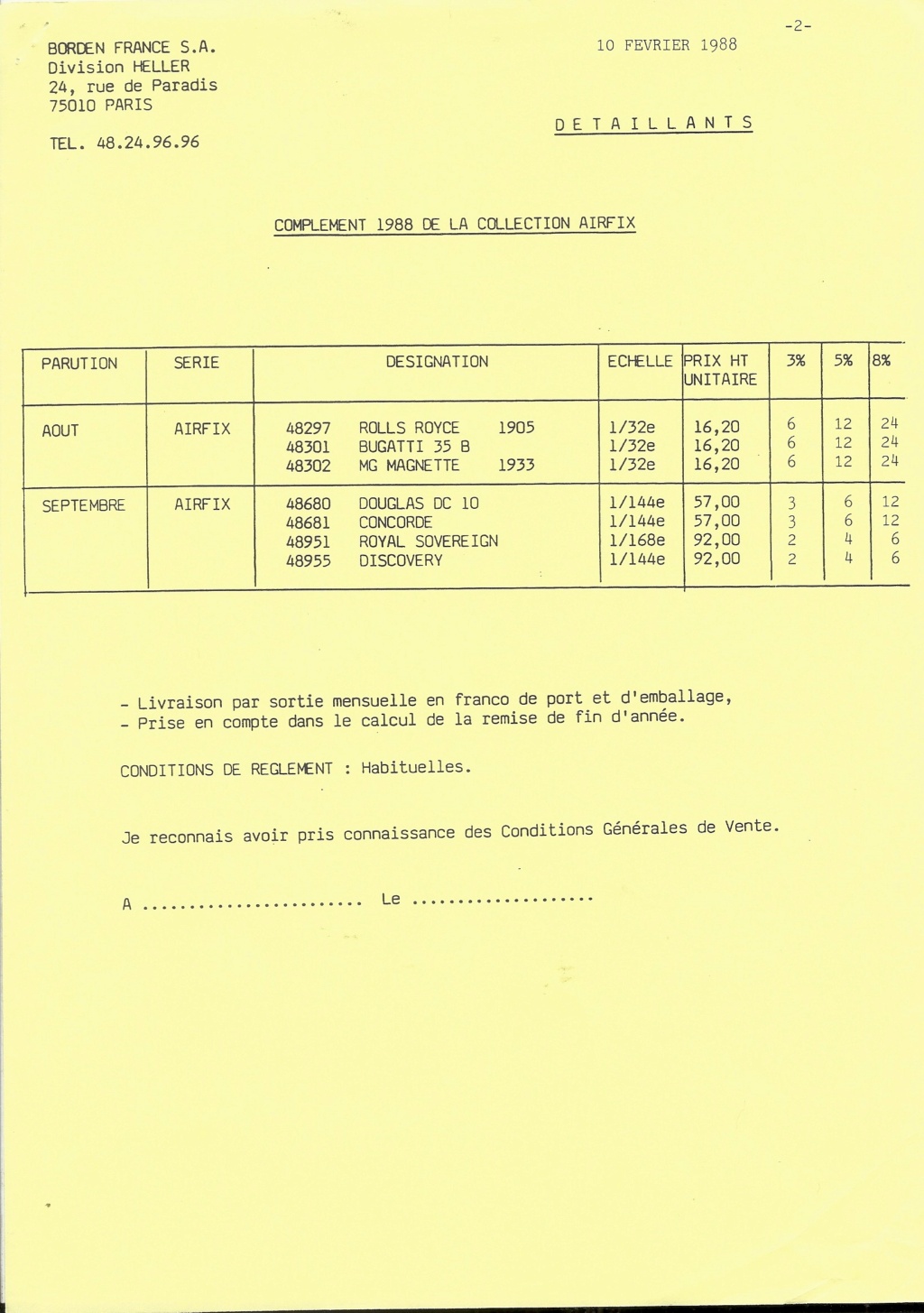 [1988] Tarif général revendeur 1988 Hell3920
