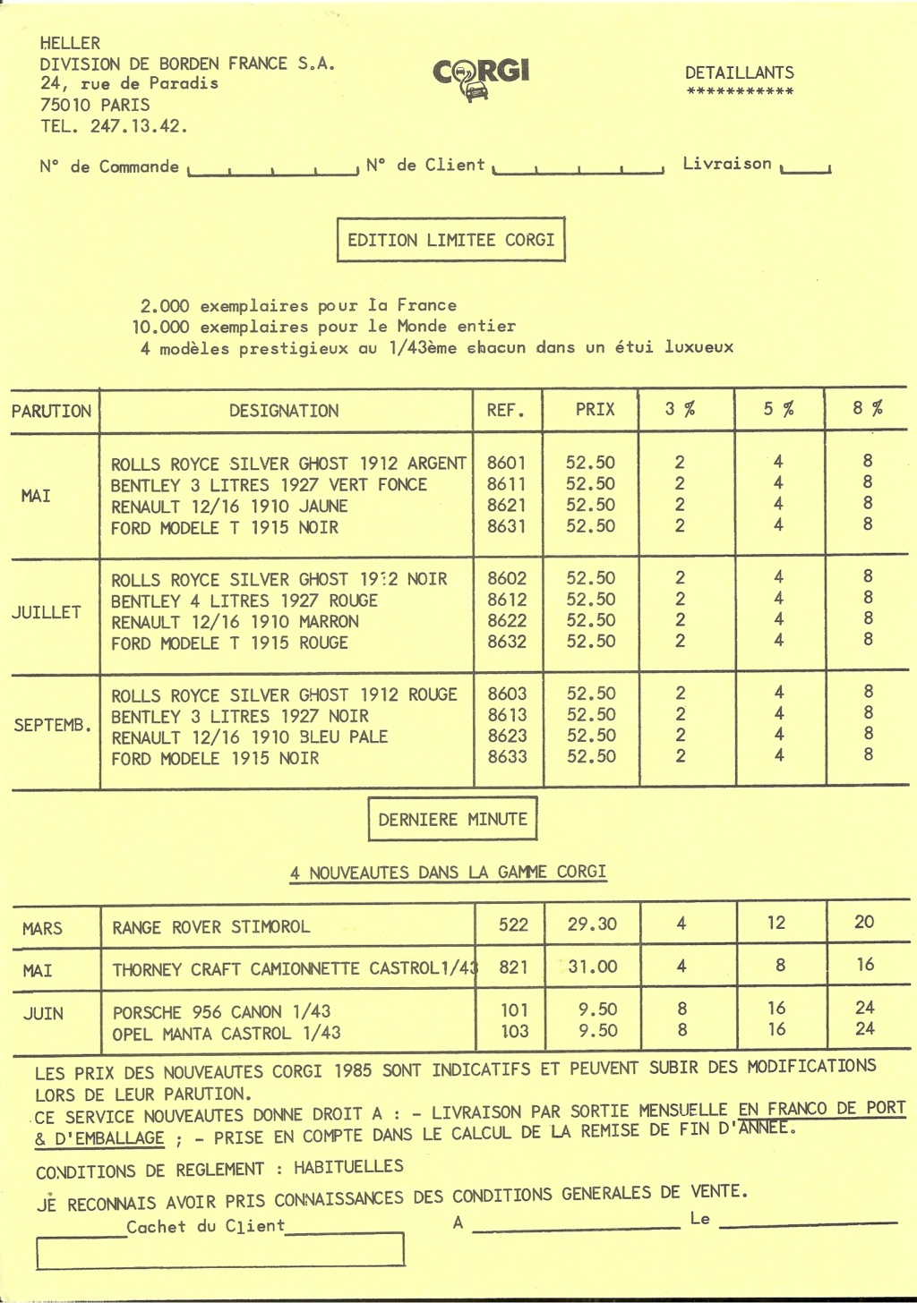 [1985] Pochette détaillant HELLER HUMBROL avec catalogues et tarif revendeur 1985  Hell3946