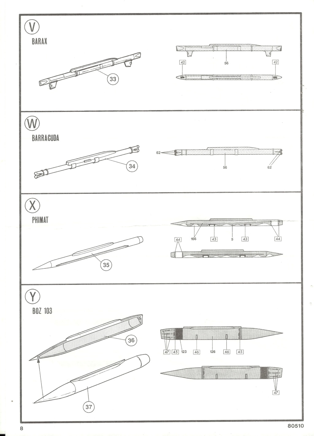 Armement français - US - OTAN 1/72ème 1/72ème Réf 80510 Hell4935